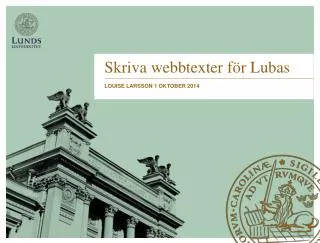 skriva webbtexter f r lubas