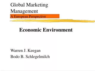 Global Marketing Management A European Perspective