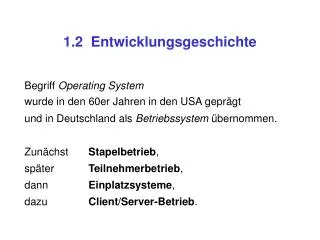 1 2 entwicklungsgeschichte