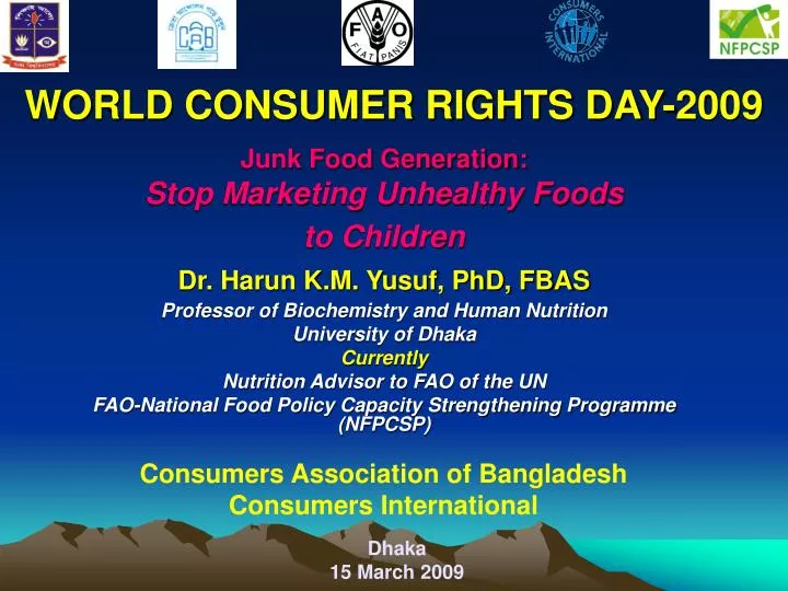 world consumer rights day 2009