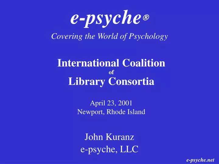 e psyche covering the world of psychology