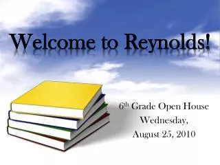 Welcome to Reynolds!