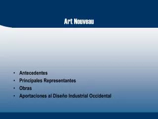 art nouveau