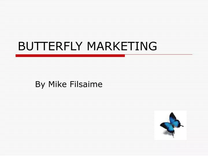 butterfly marketing