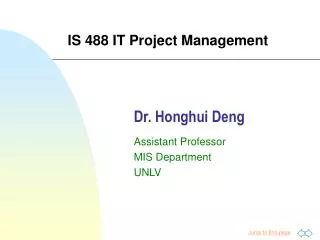 Dr. Honghui Deng