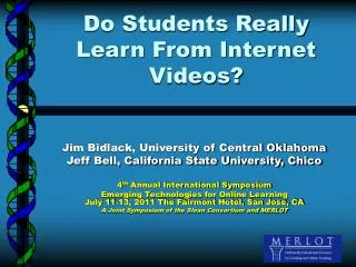 Do Students Really Learn From Internet Videos?
