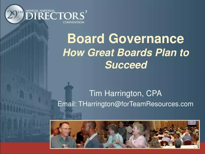 board governance how great boards plan to succeed