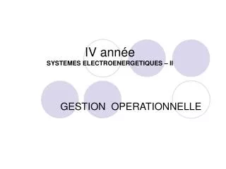 iv ann e systemes electroenergetiques ii
