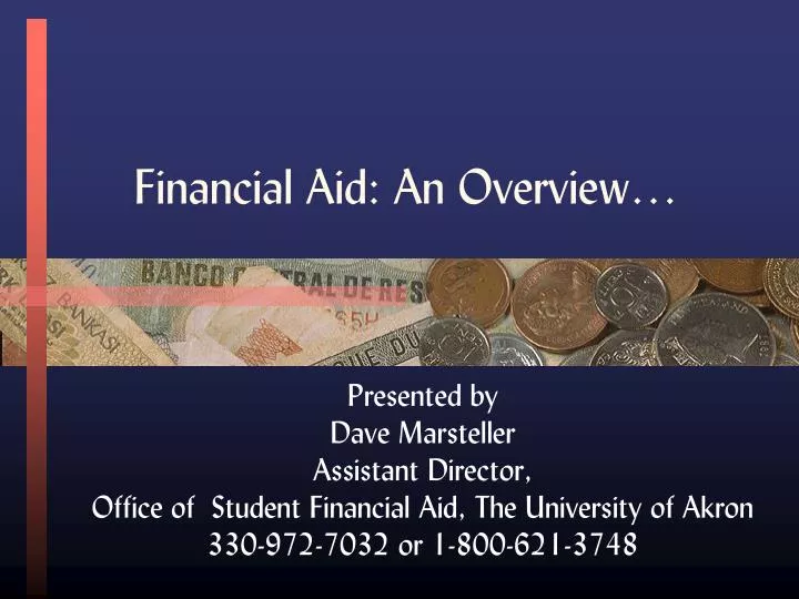 financial aid an overview