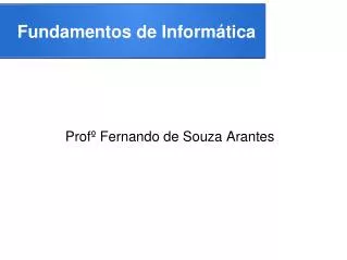 prof fernando de souza arantes