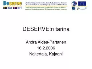 deserve n tarina