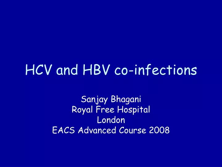 hcv and hbv co infections