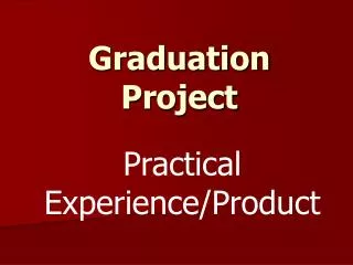 Graduation Project
