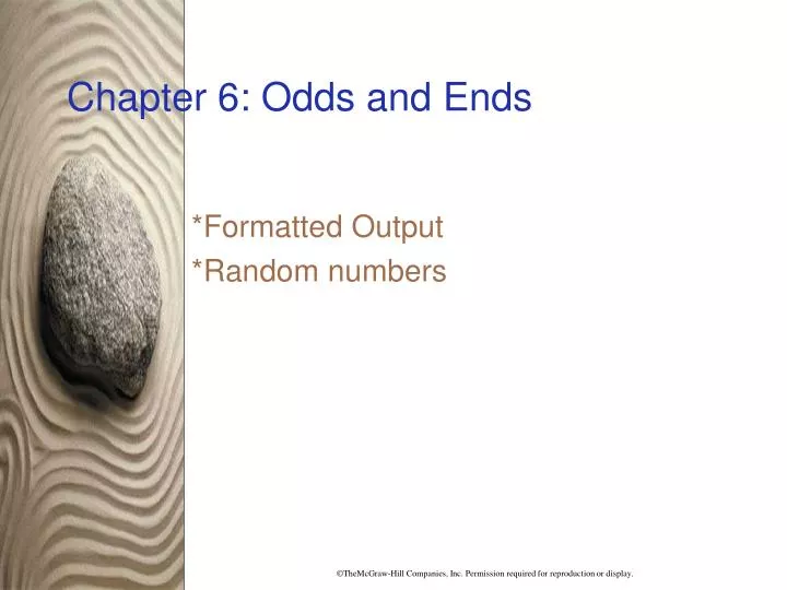 formatted output random numbers