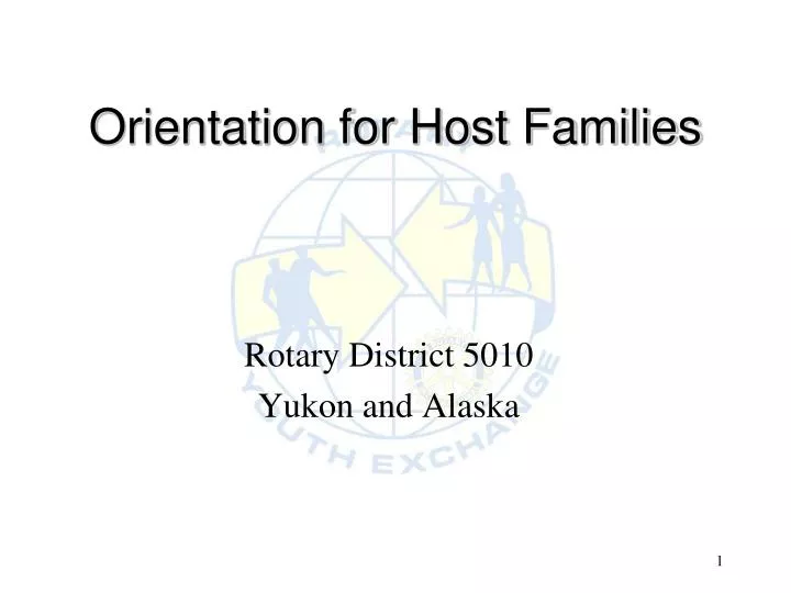 orientation for host families