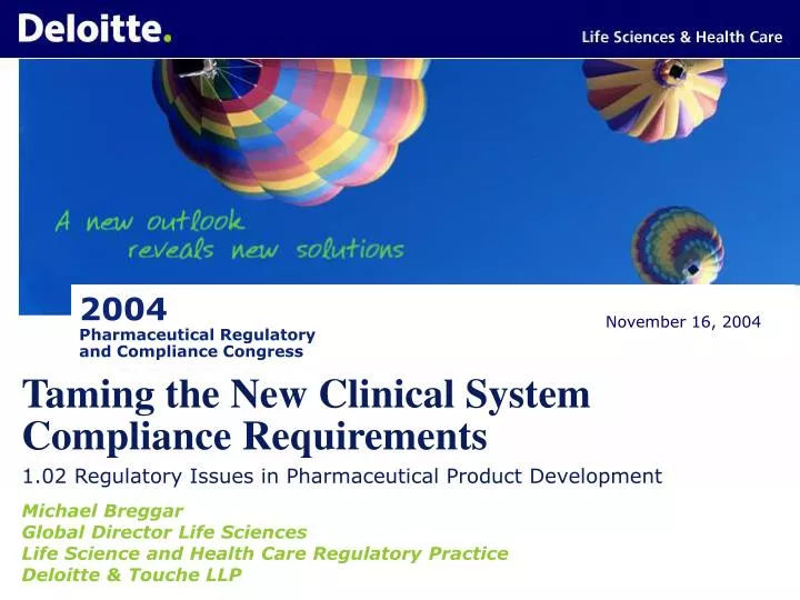 taming the new clinical system compliance requirements