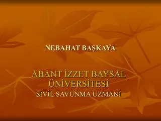 nebahat ba kaya