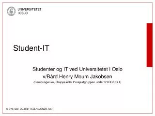 student it