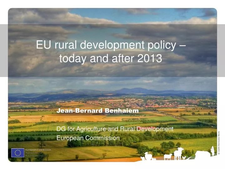 eu rural development policy today and after 2013