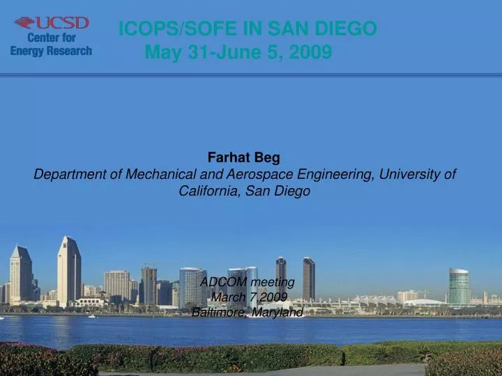 icops sofe in san diego may 31 june 5 2009