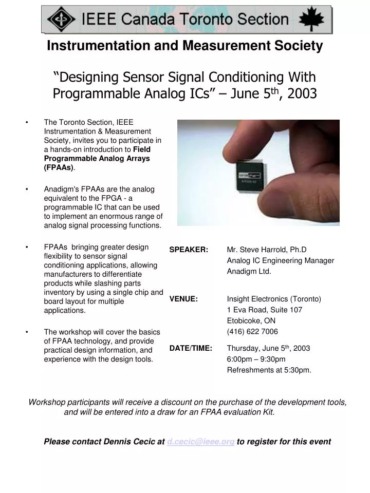 designing sensor signal conditioning with programmable analog ics june 5 th 2003