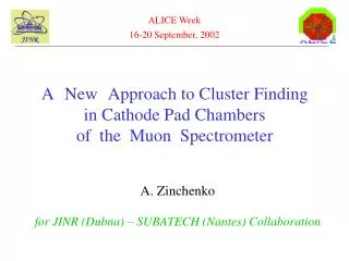 A New Approach to Cluster Finding in Cathode Pad Chambers of the Muon Spectrometer