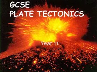 GCSE Plate tectonics