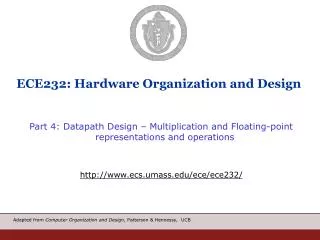 ECE232: Hardware Organization and Design