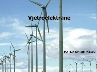 vjetroelektran e
