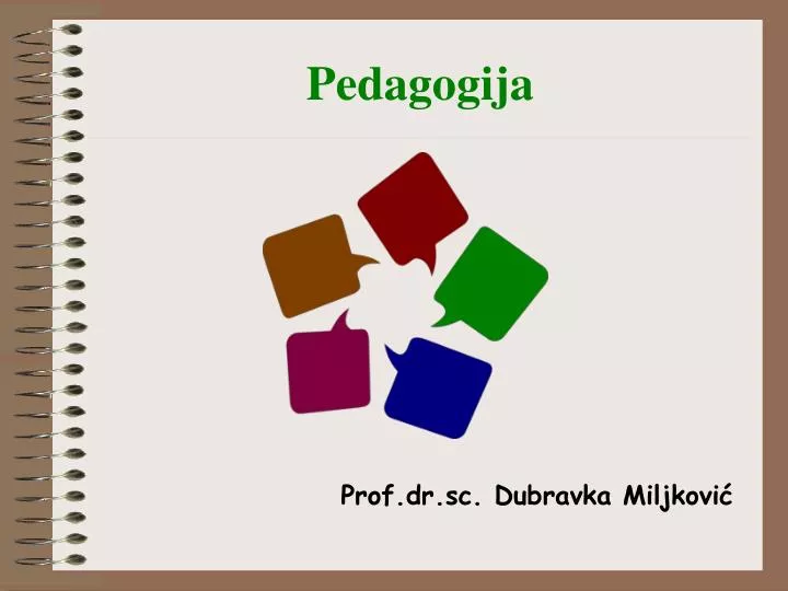 pedagogija