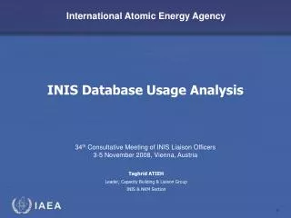 INIS Database Usage Analysis