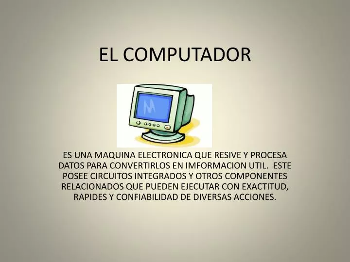 el computador