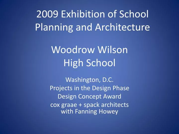 woodrow wilson high school