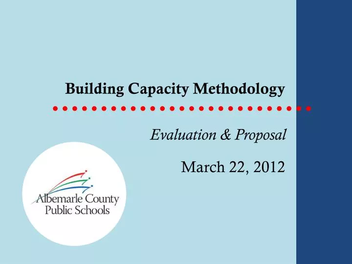 building capacity methodology