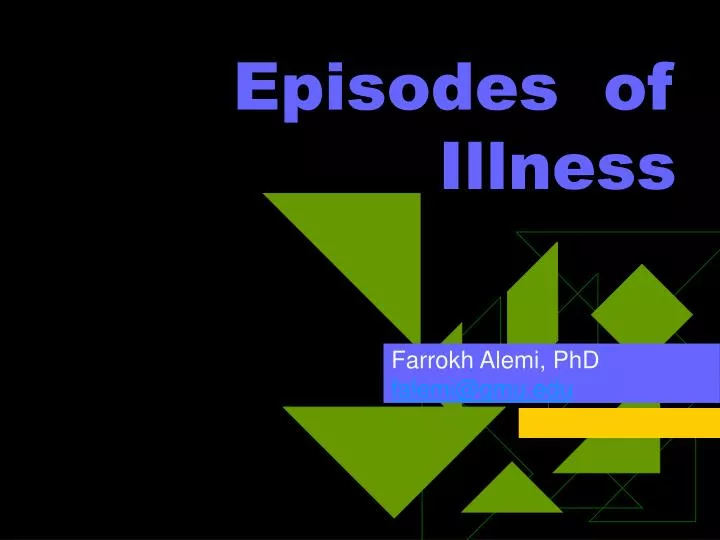 episodes of illness
