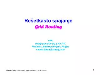 re etkasto spajanje grid routing