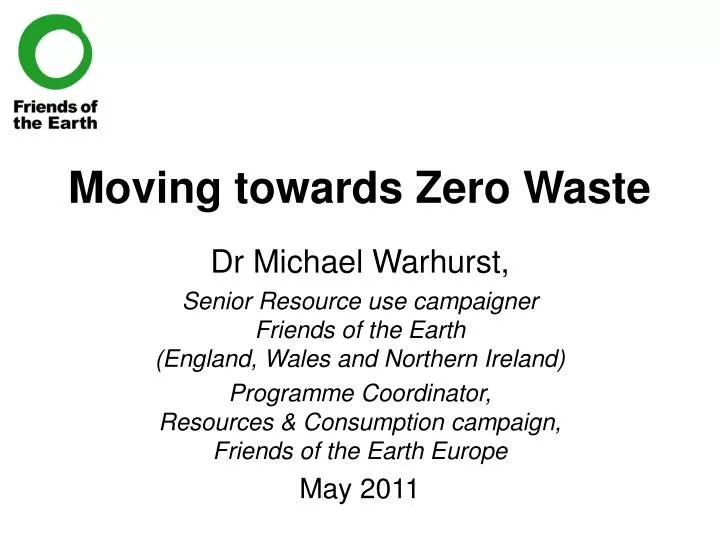 moving towards zero waste