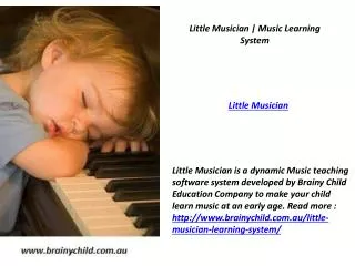 Little Math Education System for Early Learning