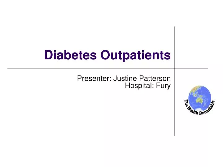 diabetes outpatients