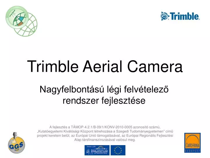 trimble aerial camera
