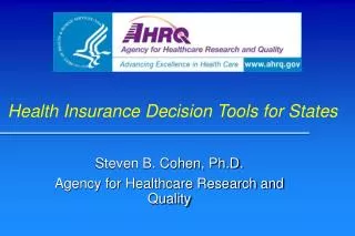Health Insurance Decision Tools for States