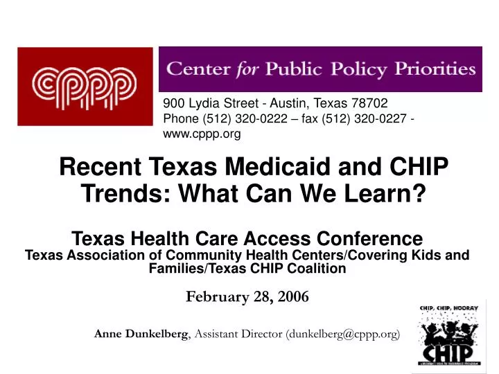 recent texas medicaid and chip trends what can we learn