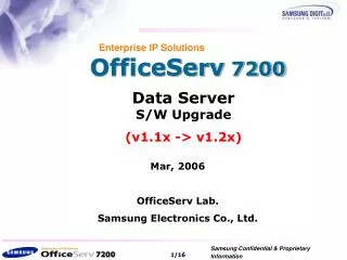 OfficeServ 7200
