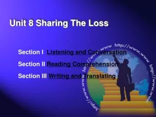 Section I Listening and Conversation Section II Reading Comprehension