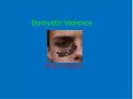 Domestic Violence - slide 1