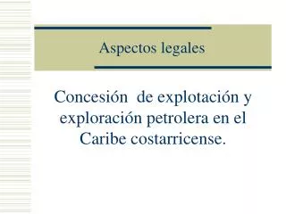 aspectos legales