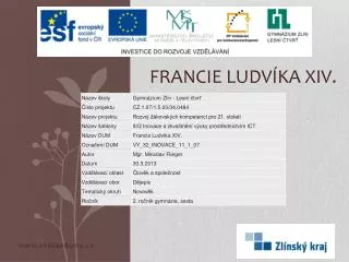 francie ludv ka xiv