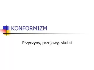 konformizm
