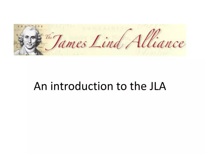 an introduction to the jla