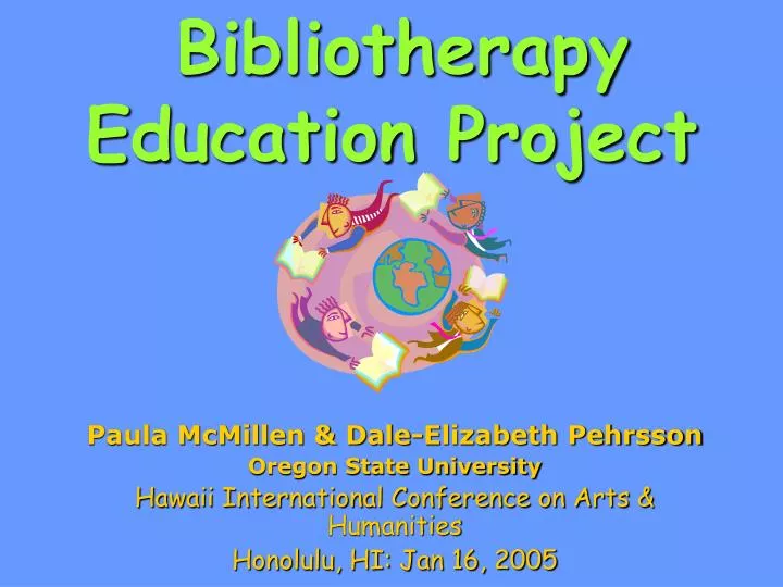 bibliotherapy education project